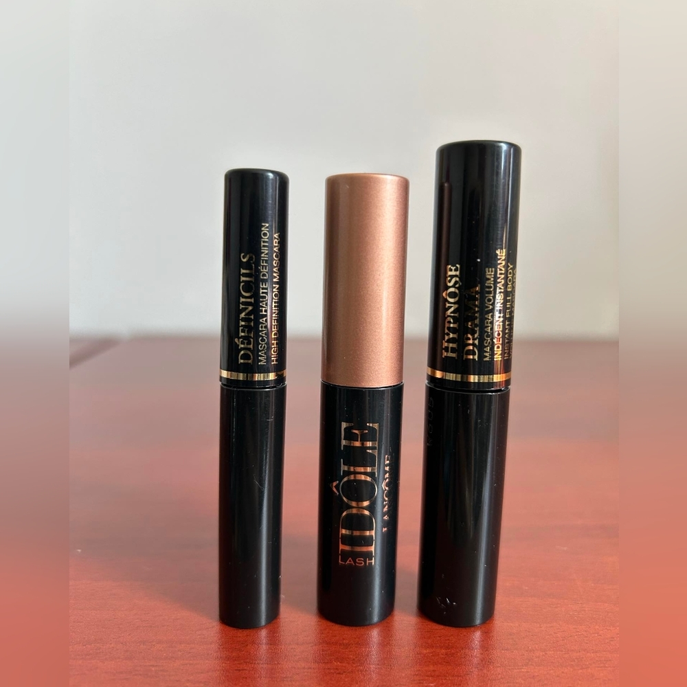 3 Pack Lancome masacara travel size